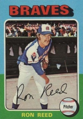 1975 Topps Ron Reed #81 Baseball Card