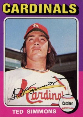 1975 Topps Ted Simmons #75 Baseball Card