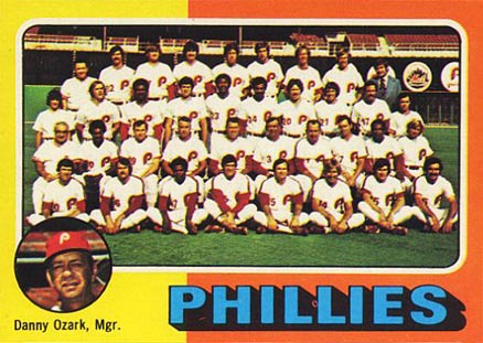 1975 Topps Philadelphia Phillies Team #46 Baseball Card