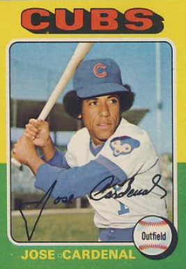 1975 Topps Jose Cardenal #15 Baseball Card
