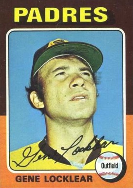 1975 Topps Gene Locklear #13 Baseball Card