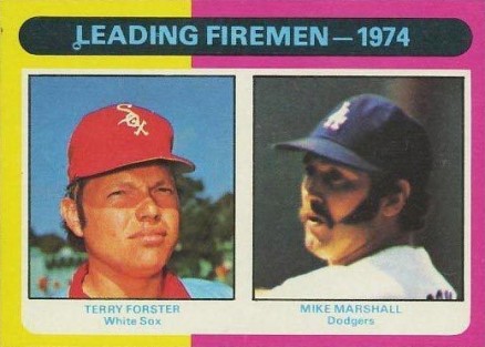 1975 Topps Leading Firemen #313 Baseball Card