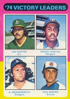 1975 Topps Victory Leaders #310 Baseball Card