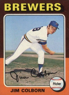 1975 Topps Jim Colborn #305 Baseball Card