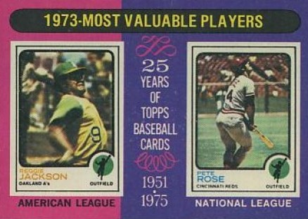 1975 Topps 1973 MVP's #211 Baseball Card