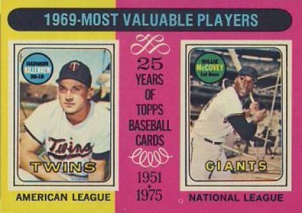 1975 Topps 1969 MVP's #207 Baseball Card