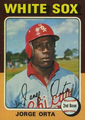 1975 Topps Jorge Orta #184 Baseball Card