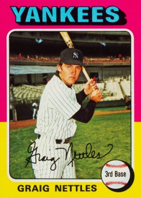 1975 Topps Graig Nettles #160 Baseball Card