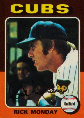 1975 Topps Rick Monday #129 Baseball Card
