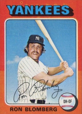 1975 Topps Ron Blomberg #68 Baseball Card