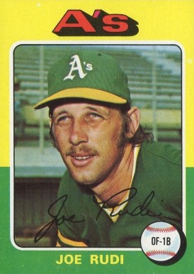 1975 Topps Joe Rudi #45 Baseball Card