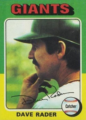 1975 Topps Dave Rader #31 Baseball Card