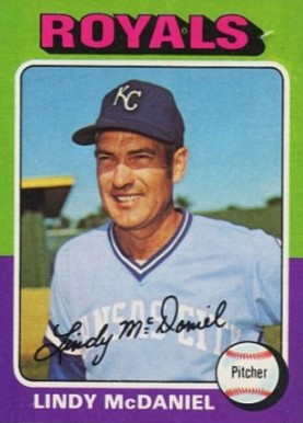 1975 Topps Lindy McDaniel #652 Baseball Card