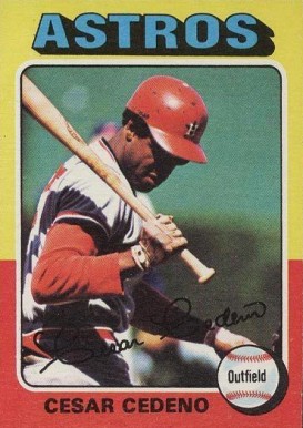 1975 Topps Cesar Cedeno #590 Baseball Card
