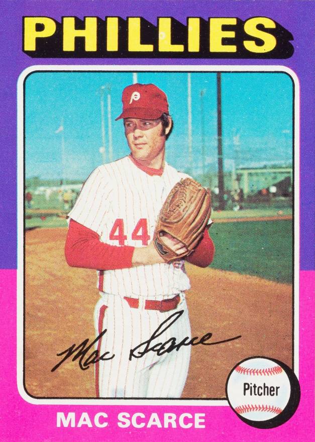 1975 Topps Mac Scarce #527 Baseball Card
