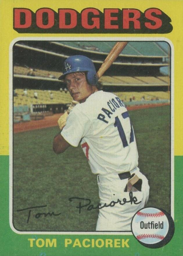 1975 Topps Tom Paciorek #523 Baseball Card