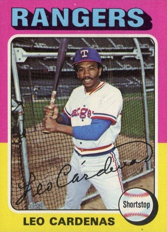 1975 Topps Leo Cardenas #518 Baseball Card