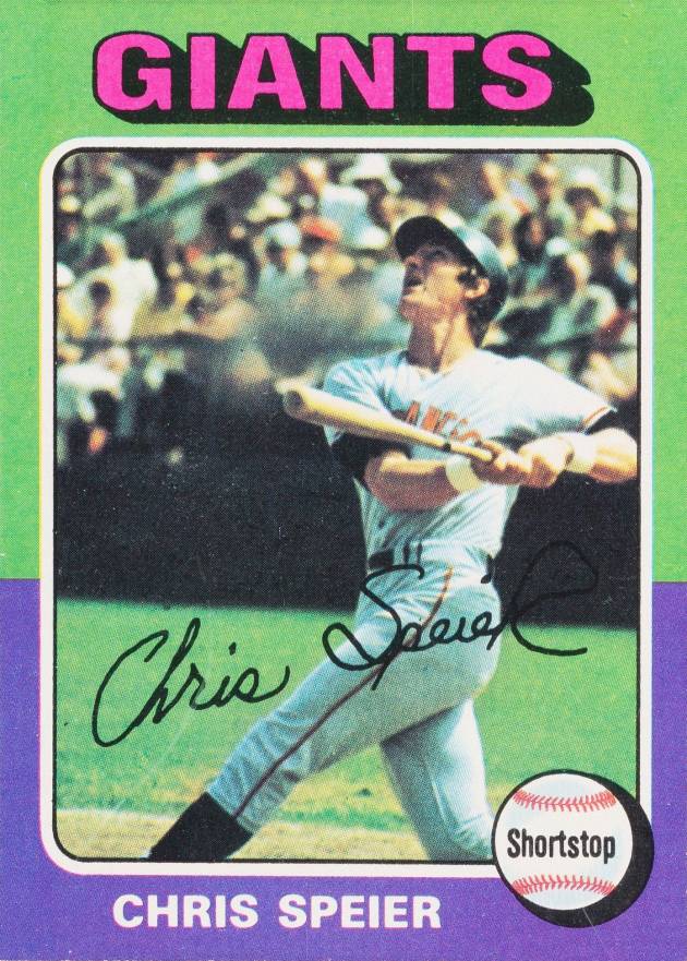1975 Topps Chris Speier #505 Baseball Card