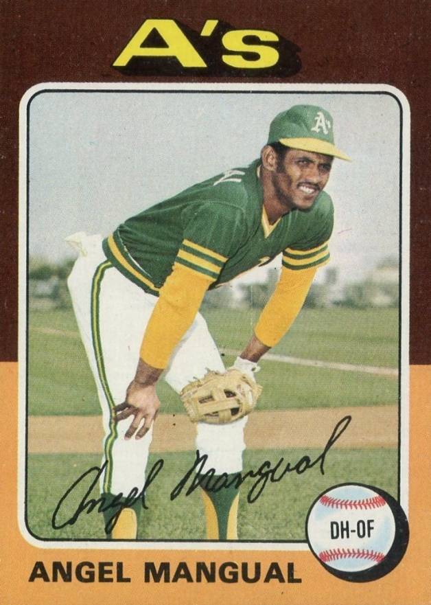 1975 Topps Angel Mangual #452 Baseball Card
