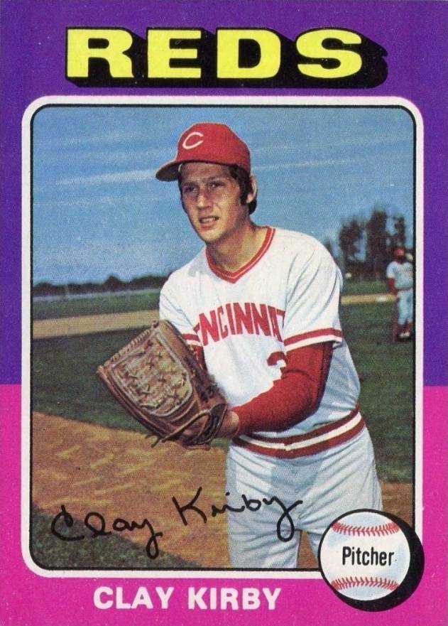 1975 Topps Clay Kirby #423 Baseball Card