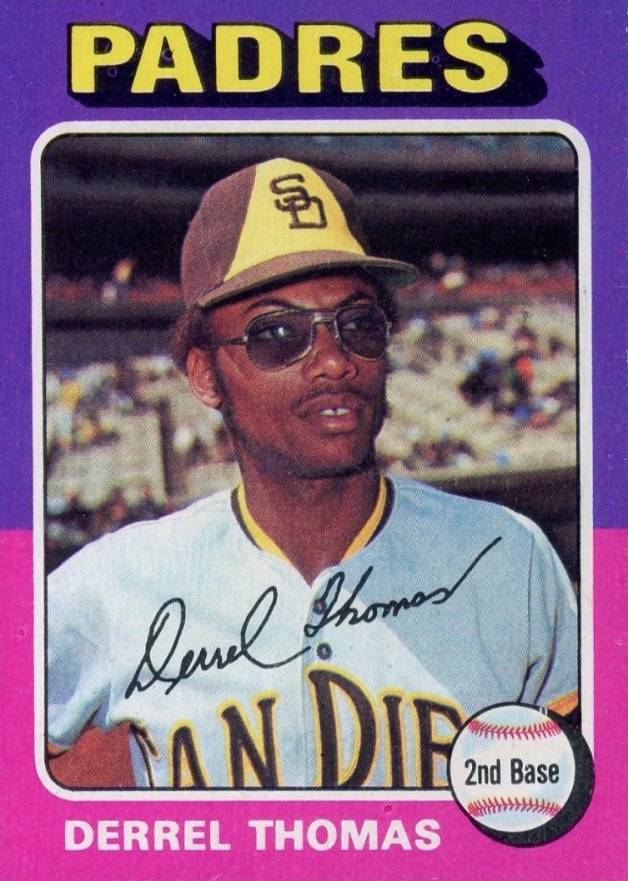1975 Topps Derrel Thomas #378 Baseball Card