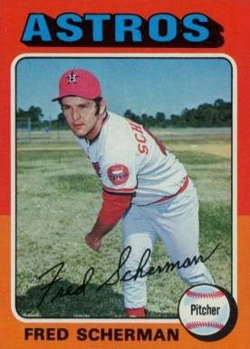 1975 Topps Fred Scherman #252 Baseball Card