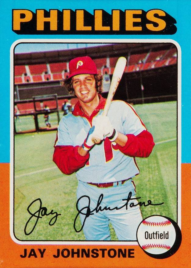 1975 Topps Jay Johnstone #242 Baseball Card