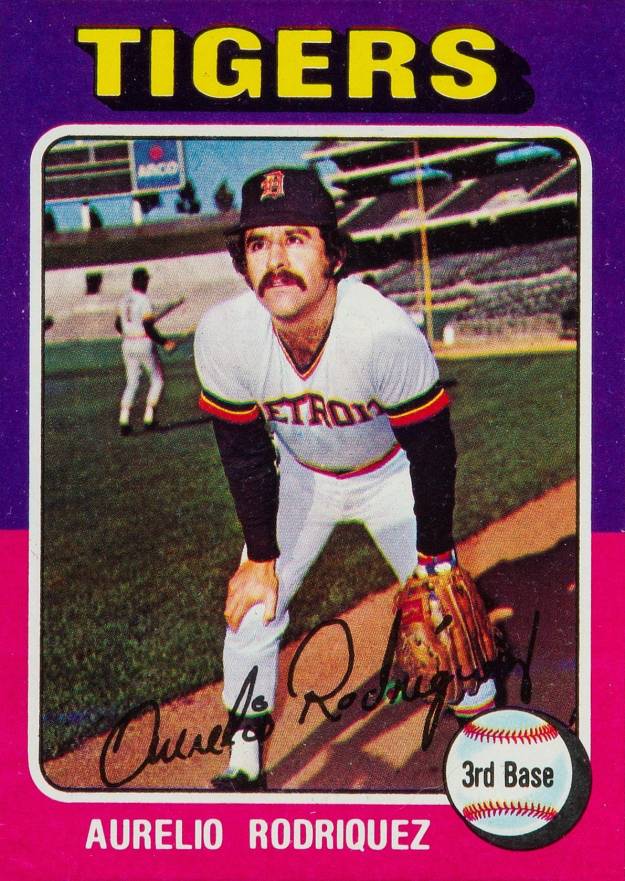 1975 Topps Aurelio Rodriquez #221 Baseball Card