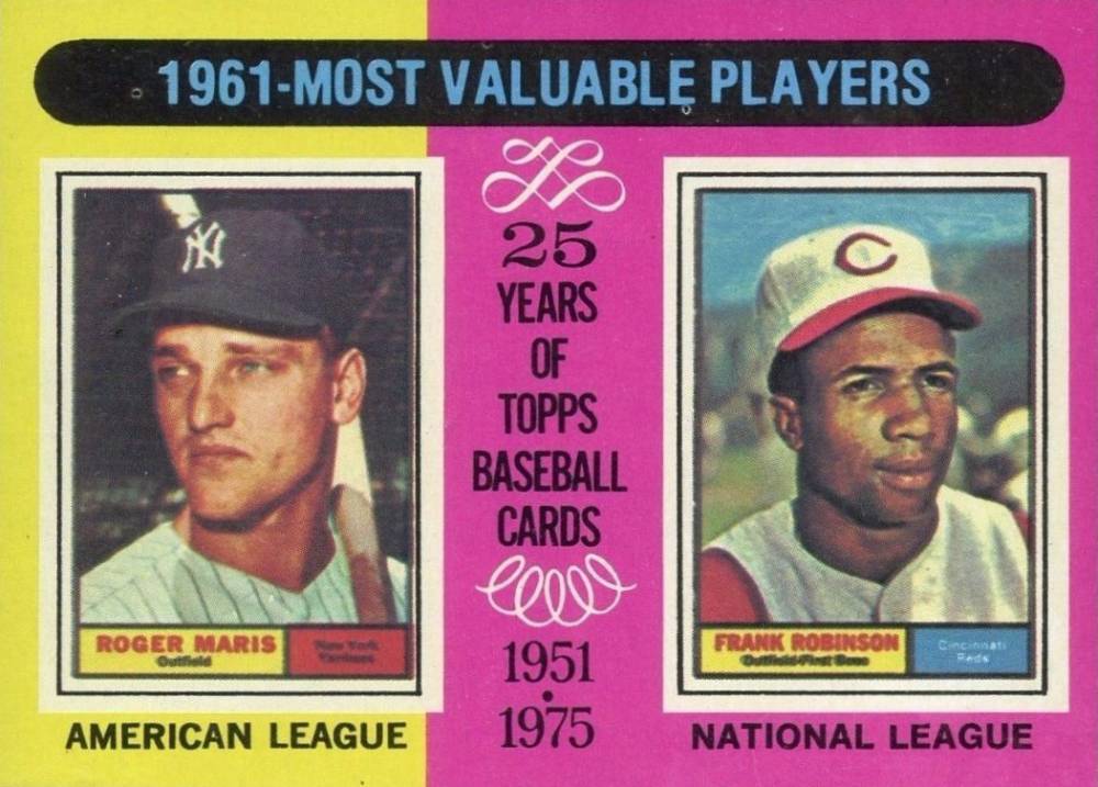 1975 Topps 1961 MVP's #199 Baseball Card