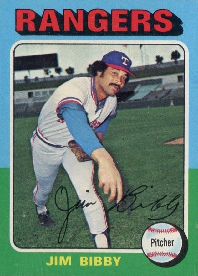 1975 Topps Jim Bibby #155 Baseball Card