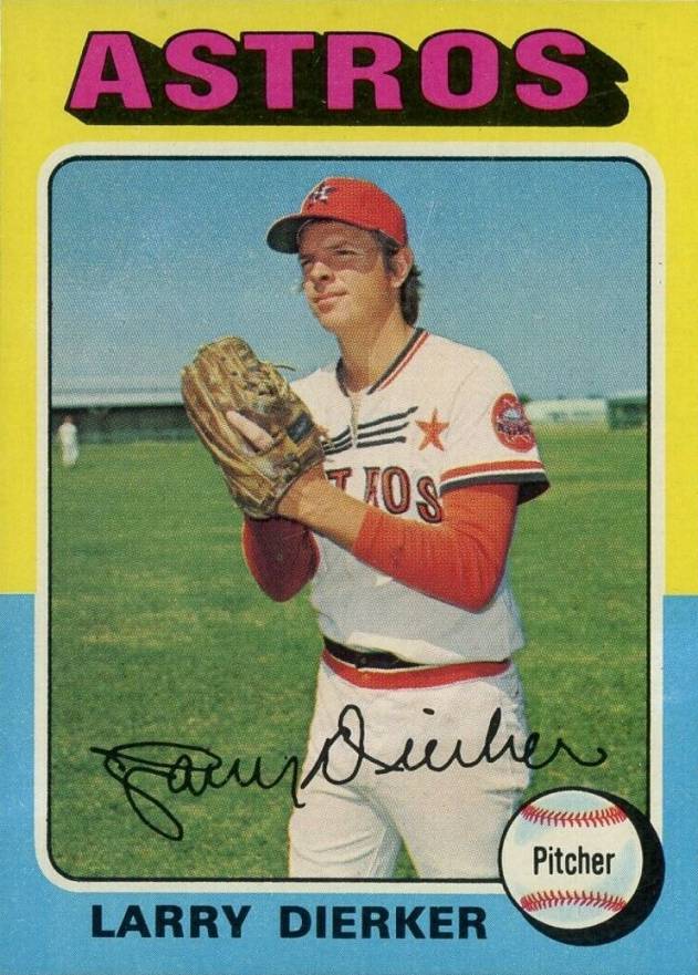 1975 Topps Larry Dierker #49 Baseball Card