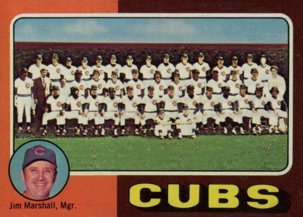 1975 Topps Chicago Cubs Team #638 Baseball Card