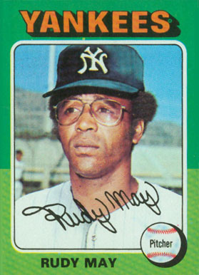 1975 Topps Rudy May #321 Baseball Card