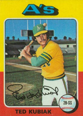 1975 Topps Ted Kubiak #329 Baseball Card