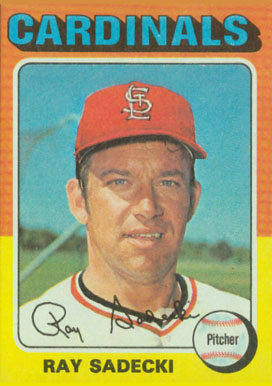 1975 Topps Ray Sadecki #349 Baseball Card