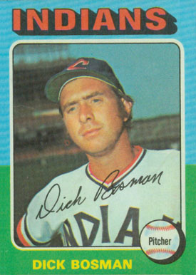 1975 Topps Dick Bosman #354 Baseball Card