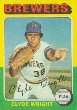 1975 Topps Clyde Wright #408 Baseball Card