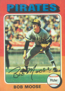 1975 Topps Bob Moose #536 Baseball Card