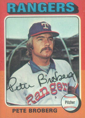 1975 Topps Pete Broberg #542 Baseball Card
