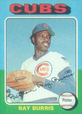 1975 Topps Ray Burris #566 Baseball Card