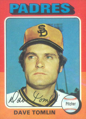 1975 Topps Dave Tomlin #578 Baseball Card
