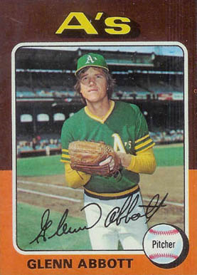 1975 Topps Glenn Abbott #591 Baseball Card