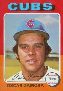 1975 Topps Oscar Zamora #604 Baseball Card