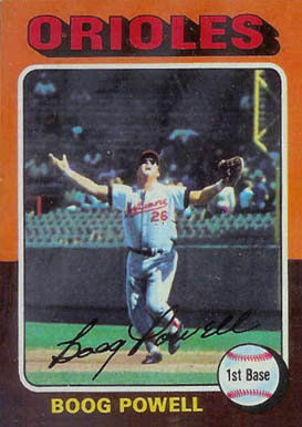 1975 Topps Boog Powell #625 Baseball Card