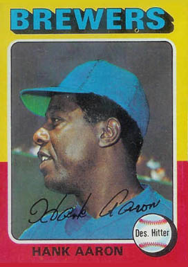 1975 Topps Hank Aaron #660 Baseball Card
