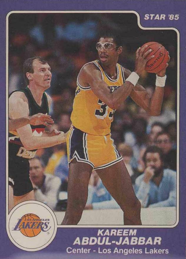 1984 Star Kareem Abdul-Jabbar #173 Basketball Card