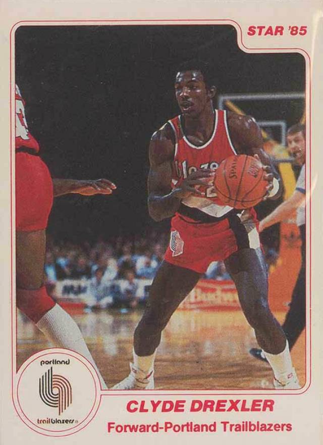 1984 Star Clyde Drexler #165 Basketball Card