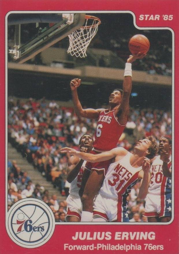 1984 Star Julius Erving #204 Basketball Card
