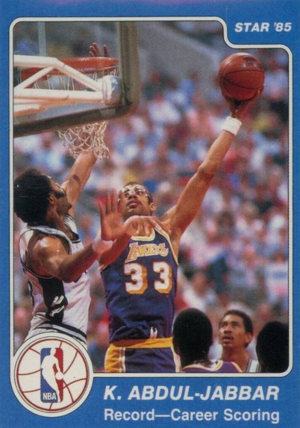 1984 Star Kareem Abdul-Jabbar #282 Basketball Card