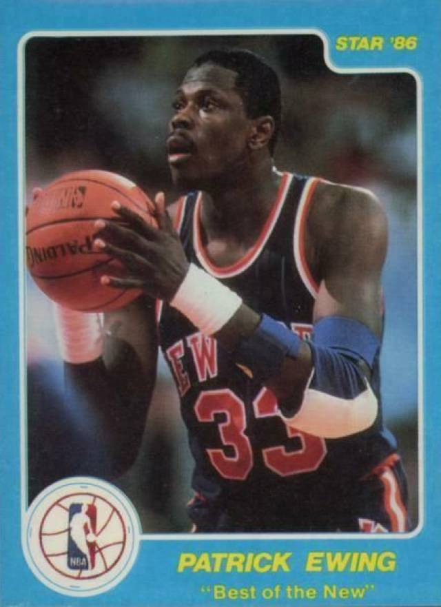 1986 Star Best of the New/Old Patrick Ewing # Basketball Card